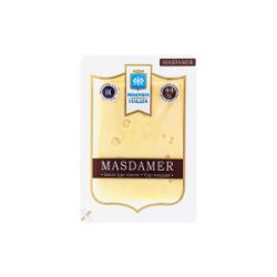 Сир твердий Masdamer 44% нарізка 150г ТМ Молочна гільдія