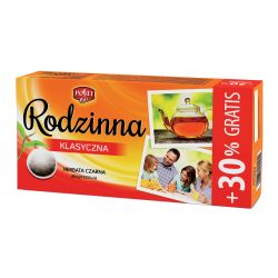 Чай чорний Класичний пакетований Rodzinna 80 пакетиків