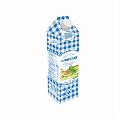 Молоко ультрапастеризоване 2,5% 950г Селянське