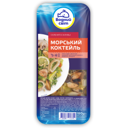 Морський коктейль солений в заливці 180г ТМ Водний світ