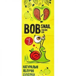 Цукерки Яблучні Натуральні Фруктові Bob Snail 30г
