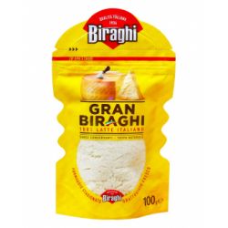 Сир твердий тертий 100г ТМ Gran Biraghi