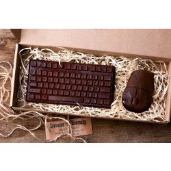 Набір шоколадний клавіатура і мишка 173г ТМ Ковальня шоколаду