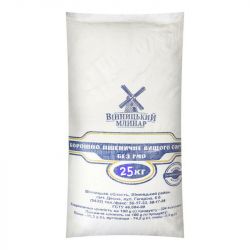 Борошно пшеничне в/с 25кг ТМ Вінницький млинар