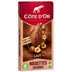 Шоколад Lait Noisettes Entieres 180г ТМ Cote d'Or