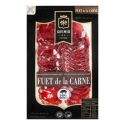 Ковбаса Fuet de la Carne сирокопчена в.с нарізана 75г ТМ М'ясна Гільдія