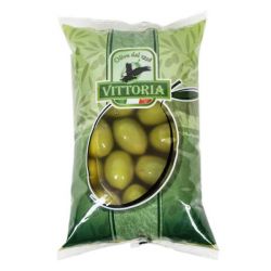 Оливки зелені дольче з кісточкою 500г ТМ VITTORIA