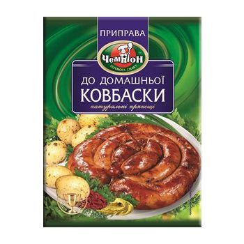 Приправа до домашньої ковбаси 30г ТМ Чемпіон