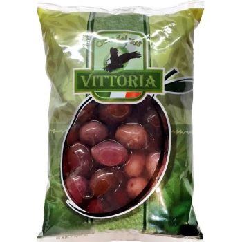 Оливки Olive Nero чорні з кісточкою 500г ТМ VITTORIA