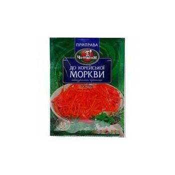Приправа до моркви по-корейськи гостра 30г ТМ Чемпіон