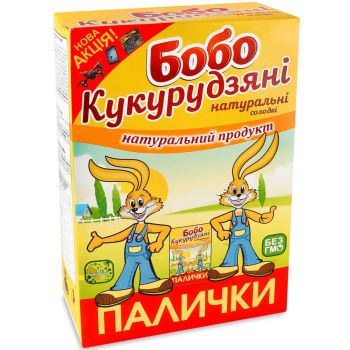 Палички кукурудзяні Бобо Класичні, 140г/10шт ТМ Бобо