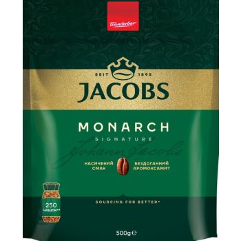 Кава розчинна сублімована 500г ТМ Jacobs Monarch 