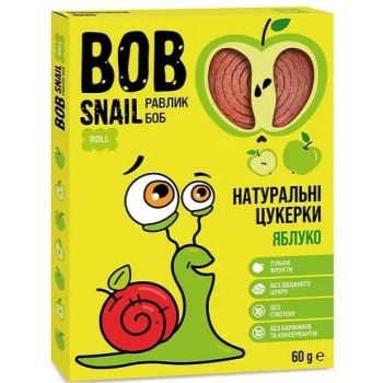 Пастила натуральна фруктова в асортименті Bob Snail 60г