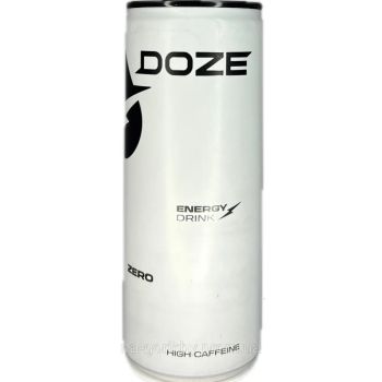Енергетик без цукру Дозе Doze zero 250мл