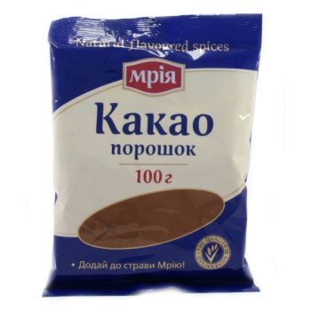 Какао порошок 100г ТМ Мрія