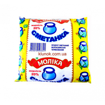 Сметанний продукт Моліка 20% 400г