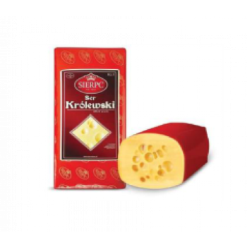 Сир Королівський 45% брус 4,5кг ТМ Sierpc