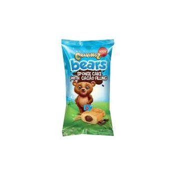 Бісквіт Cravingz Bears з шоколадною начинкою 40г ТМ  JOUY