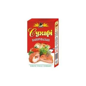 Сухарі панірувальні 100г ТМ Нектар