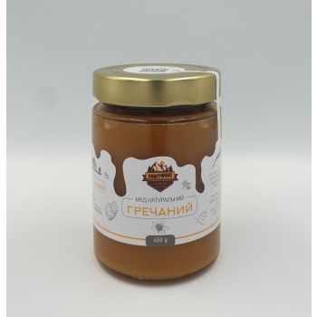 Мед натуральний гречаний 450г