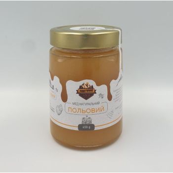 Мед натуральний польовий 450г