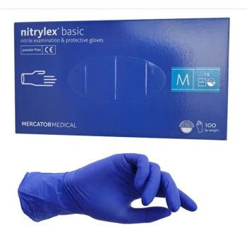 Рукавиці нітрилові розмір M 100шт ТМ Nitrylex 