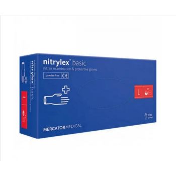 Рукавиці нітрилові розмір L 100шт ТМ Nitrylex 
