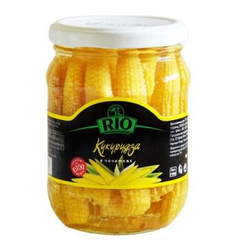 Кукурудза в початках 220г ТМ PIO
