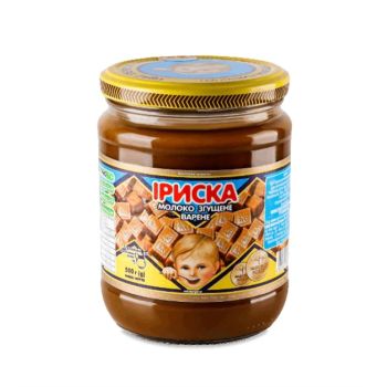 Молоко згущене варене Іриска 500г ТМ Первомайськ