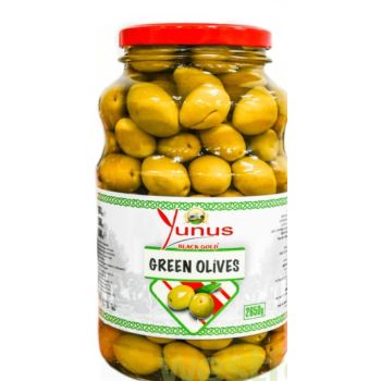 Оливки зелені з кісточкою 1.6кг ТМ Yunus 