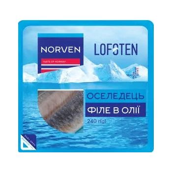 Оселедець філе в олії 500г ТМ Norven